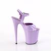 Pleaser - FLAMINGO809 Sandale à bride à la cheville, Pole dance chaussures - Violet Product image